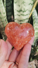 Calcita Laranja - Polida - Coração