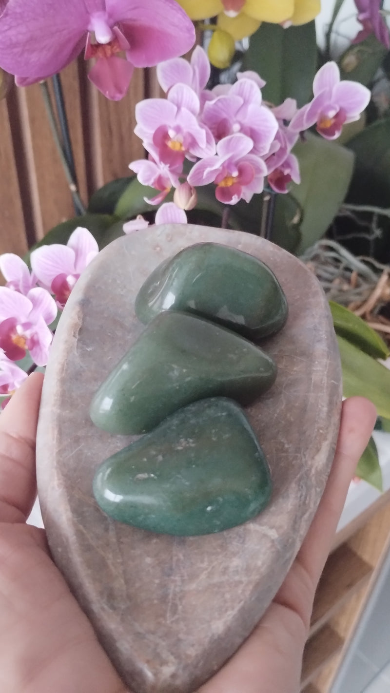 Quartzo Verde - Rolado